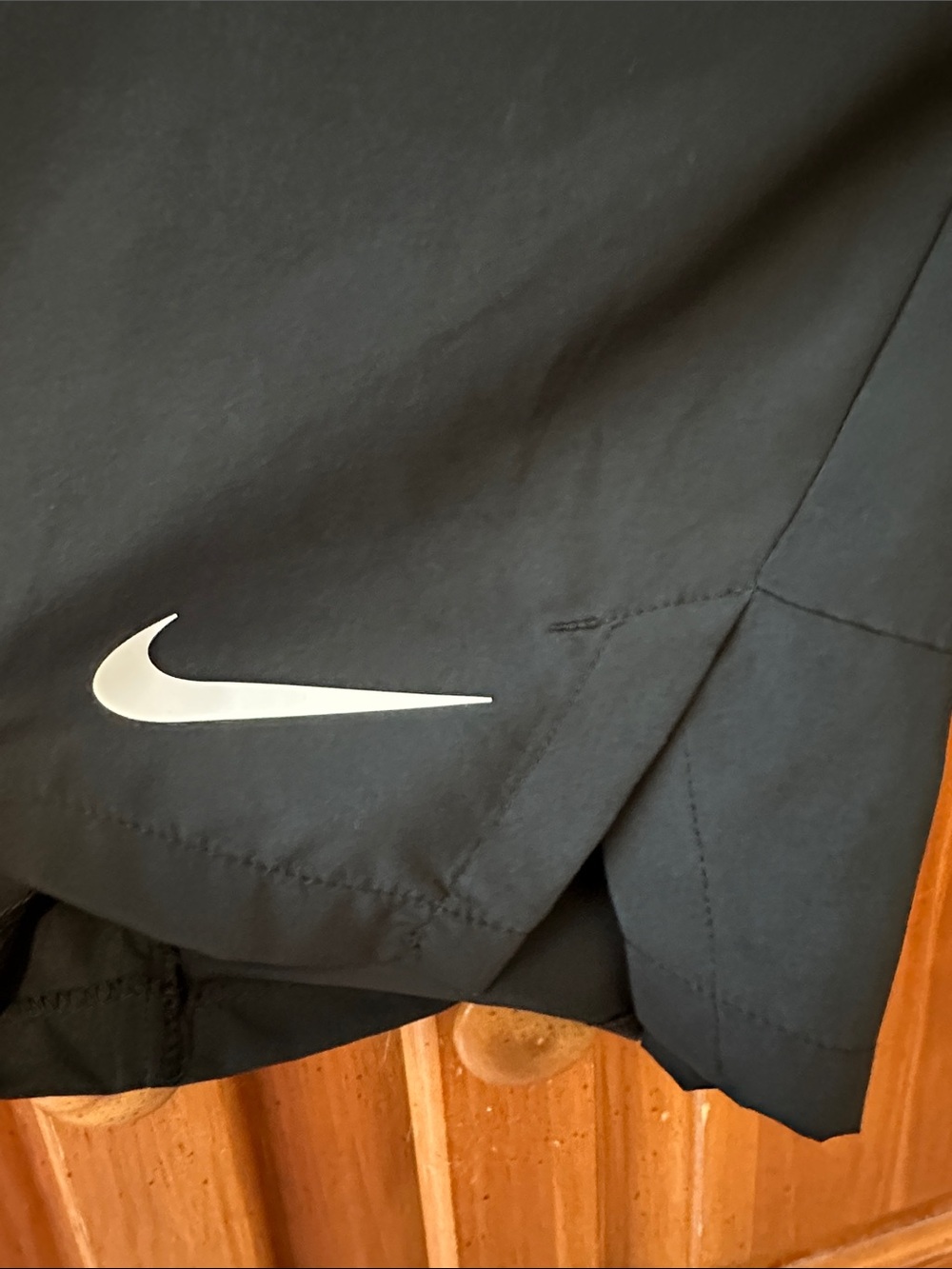 Nike Black Shorts with White Swoosh Athletic Performance XXL - Picture 7 of 8